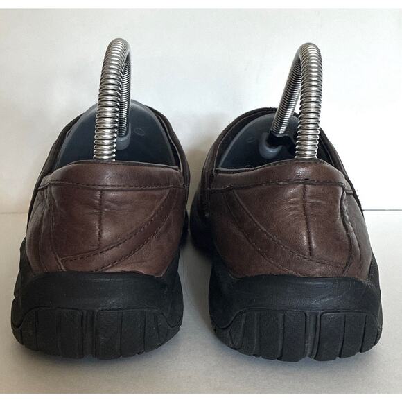 Wmns Merrell Sz 8 Brown Leather Slip On Coffee Bean Encore Elipse 2.0 Lined Shoe - Picture 4 of 7